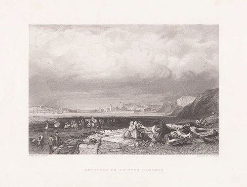 Entrance to Shields Harbour