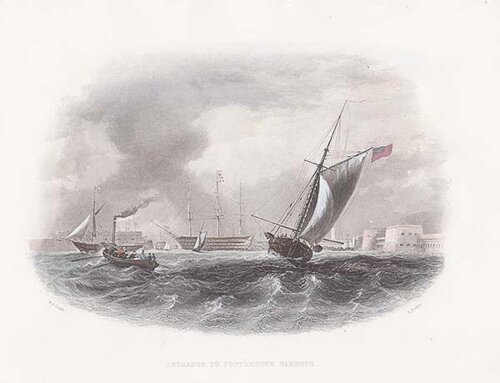 Entrance to Portsmouth Harbour : 