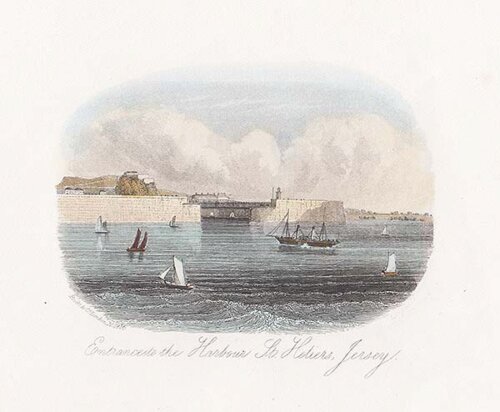 Entrance to the Harbour St Heliers Jersey