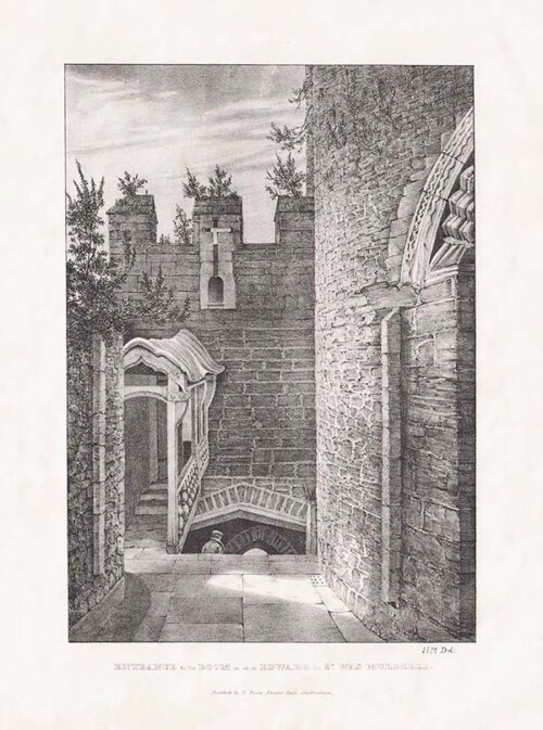 Entrance to the Room in Which Edward the 2nd was murdered