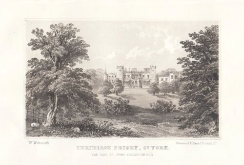 Etwall Hall, Co. Derby.  The Seat of the Revd. Charles Evelyn Cotton.