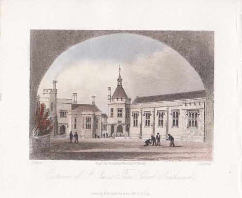 Exterior of St Olave's Free School Southwark 