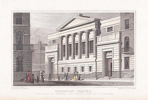 Finsbury Chapel To Wm Brooks Esq Architect 