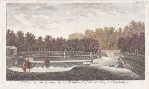 A View in the Garden of Wm Aislabie Esq at Studley in Yorkshire