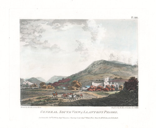 General South View of Llantony Priory.