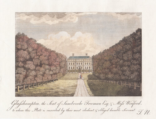 Glasshampton the Seat of Sambrooke Freeman Esq & Miss Winford