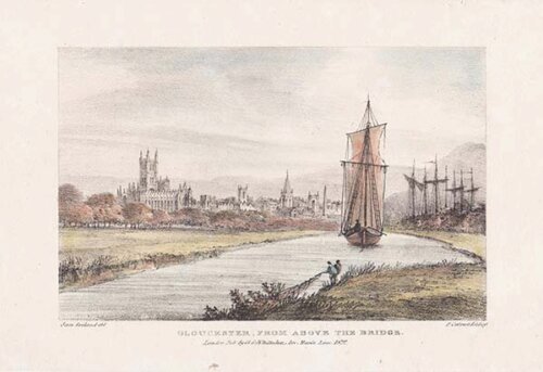 Gloucester from above the Bridge 