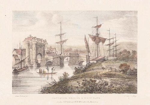 Glouster Bridge & West Gate 