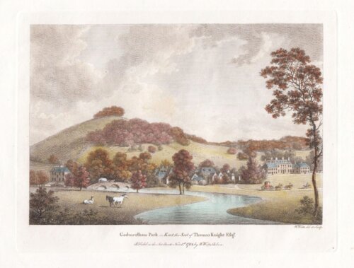 Godmersham Park in Kent, the Seat of Thomas Knight.  Esq.