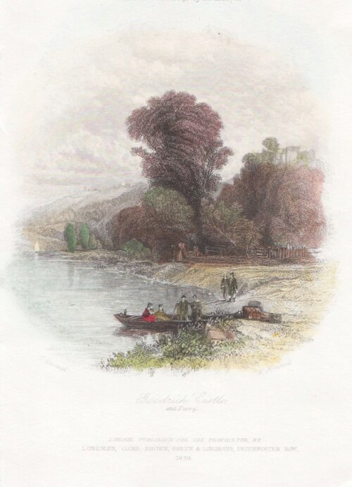 Goodrich Castle and Ferry.