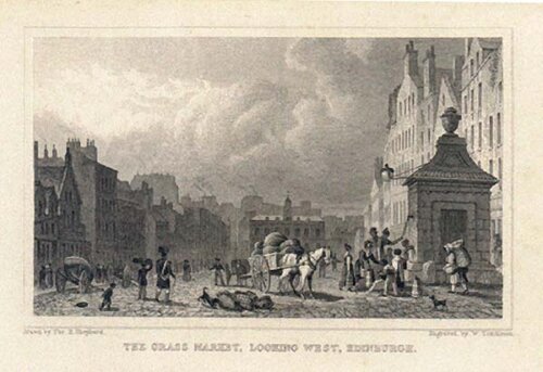 The Grass Market looking West Edinburgh