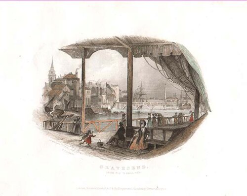 Gravesend from the Terrace Pier