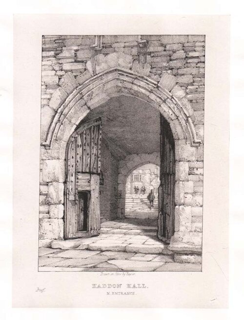 Haddon Hall N Entrance