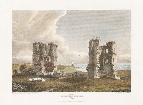 Remains of Hadleigh Castle Essex 