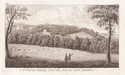 A View in Hagley Park the Seat of Lord Lyttelton 