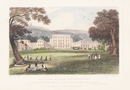 Haldon House Devonshire The Seat of Sir Lawrence Palk Bart 