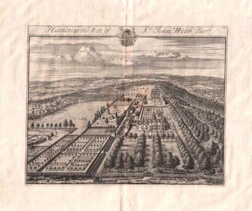 Hatherop the Seat of Sir John Webb.  Bart.
