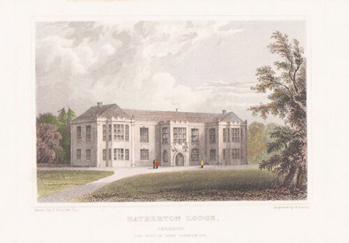 Hatherton Lodge Cheshire The Seat of John Twemlow Esq 