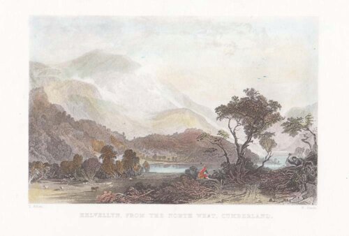 Helvellyn, from the North West, Cumberland