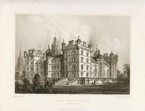 Heriots Hospital Edinburgh  North West View