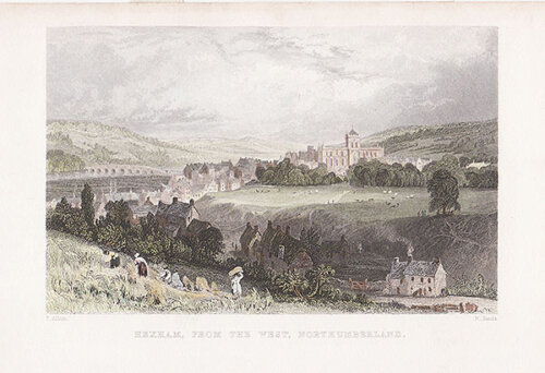 Hexham from the West Northumberland