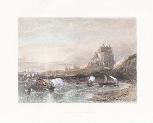 Hole Island Castle. St. Cuthberts.