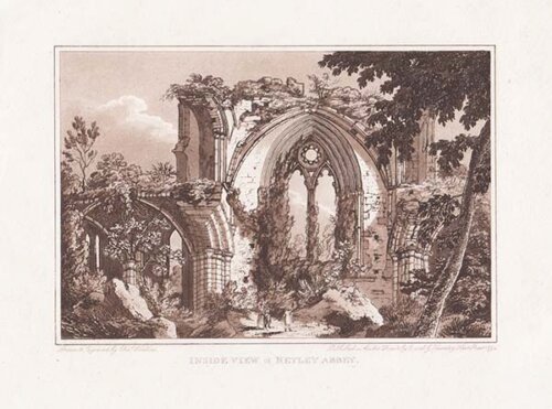 Inside view of Netley Abbey 