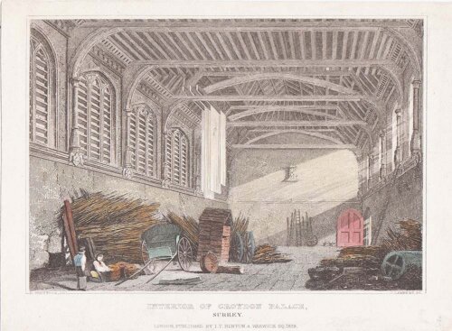 Interior of Croydon Palace Surrey
