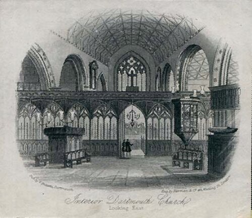 Interior Dartmouth Church - Looking East