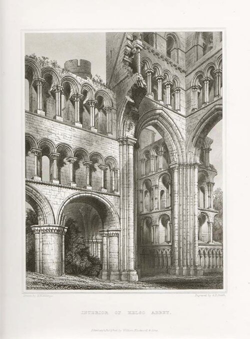 Interior of Kelso Abbey