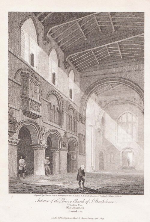Interior of the Priory Church of St. Bartholomews..... 