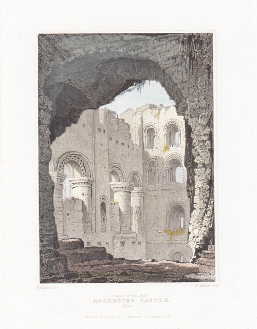 Interior of the Keep Rochester Castle Kent
