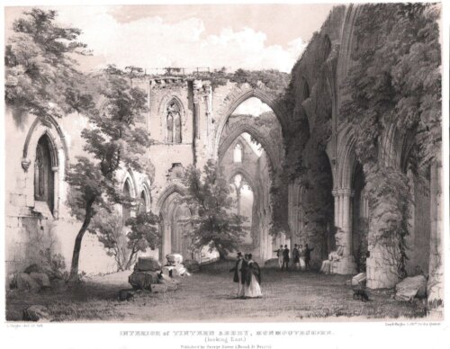 Interior of Tintern Abbey, Monmouthshire (looking East)