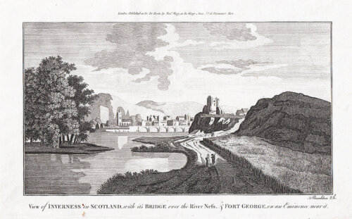 View of Inverness, in Scotland......