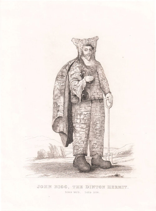 John Bigg The Dinton Hermit  Born 1629  Died 1696