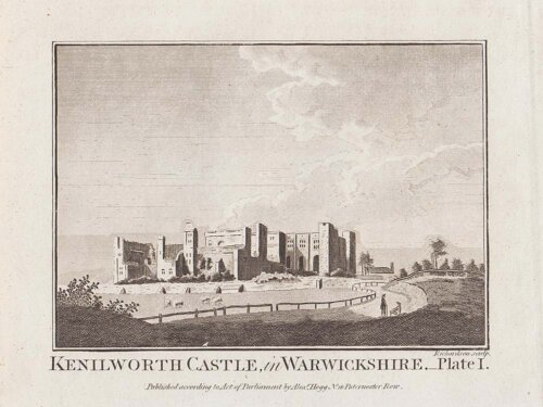 Kenilworth Castle in Warwickshire Plate 1 