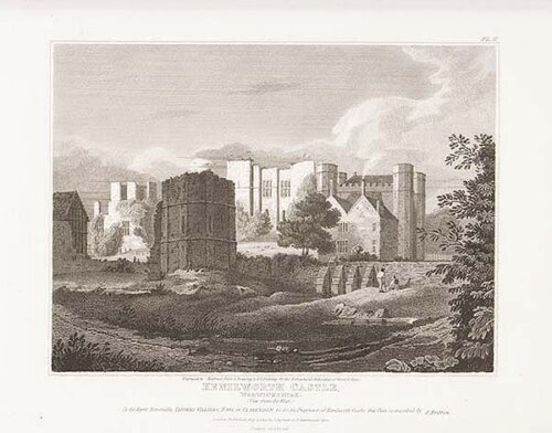 Kenilworth Castle Warwickshire View from the West