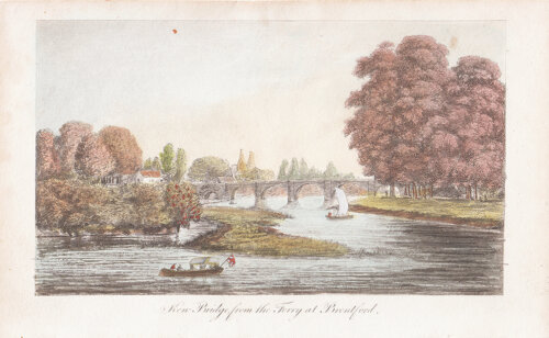 Kew Bridge from the Ferry at Brentford