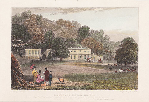 Killerton House Devon The Seat of Sir Thos Dyke Ackland Bart 