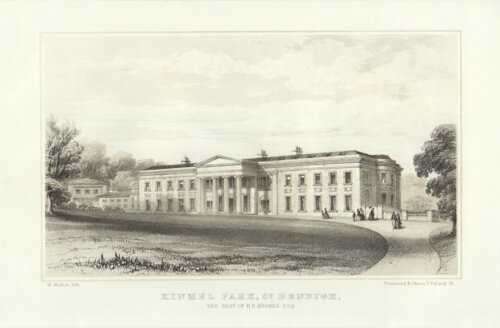 Kinmel Park, Co. Denbigh, the Seat of H.R. Hughes.  Esq.  (antique print) 