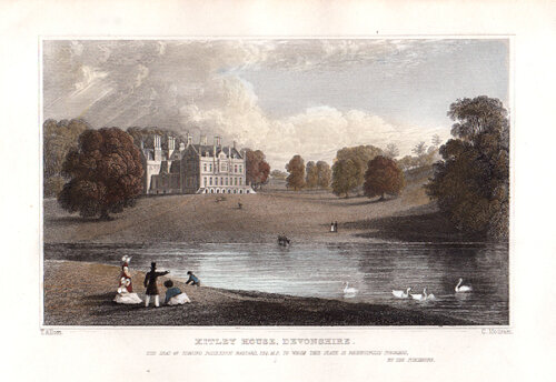 Kitley House Devonshire  The Seat of Edmund Pollexfen Bastard  Esq  MP