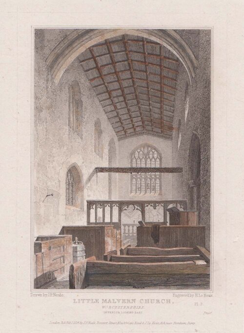 Little Malvern Church Worcestershire Interior looking East