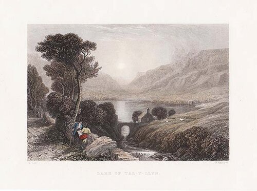 Lake of Tal - y - Llyn 