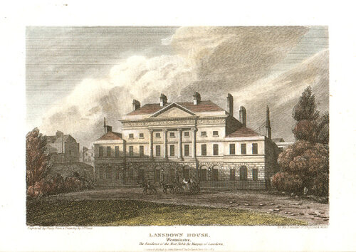 Lansdown House Westminster  The Residence of the Most Noble the Marquis of Lansdown