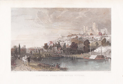 Lincoln from the River Witham 