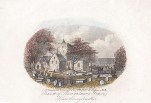 Church of Llanbadarn Fawr, Near Aberystwyth.