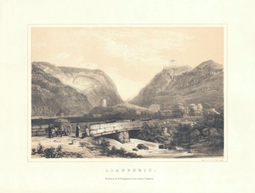 Llanberis  (antique print)