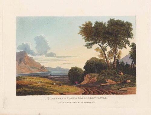 Llanberris Lake and Dolbadron Castle 
