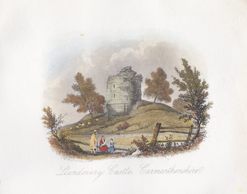 Llandovery Castler, Carmarthenshire.