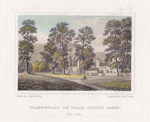 Llanegwast or Valle Crucis Abbey 